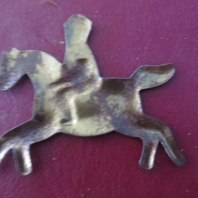 2 Metal Toys from 1950s - Horse and Alligator Clicker