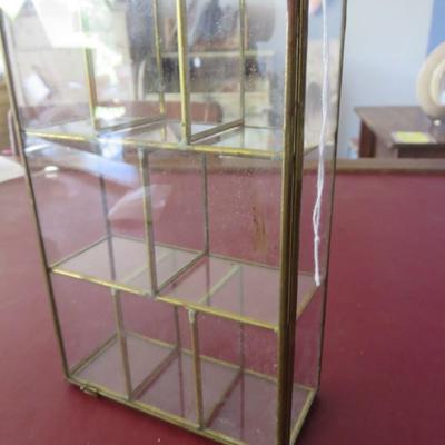 Small Glass Display Shelf for Miniatures