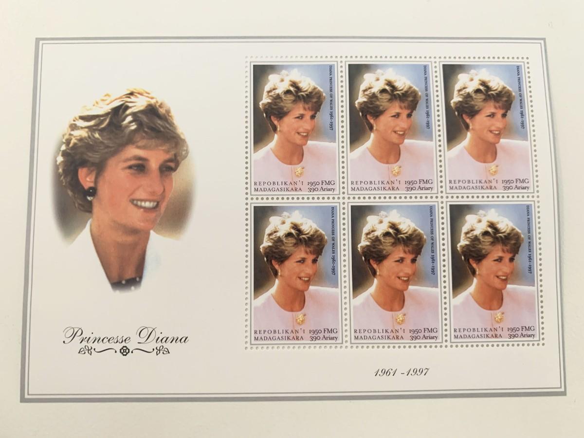 Lady Diana commemorative stamp set