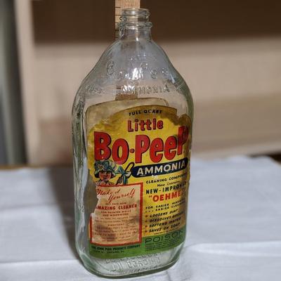 Vintage Little Bo-Peep Ammonia Bottle