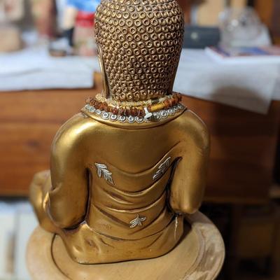 Gold Painted Tibet Buddha Statue