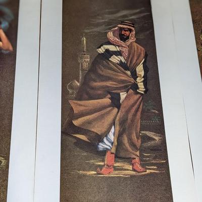 Rare Set of 4 VTG Maritz Travel Co. Lithographs