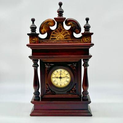 CAMELOT ~ Wooden Analog Table Clock