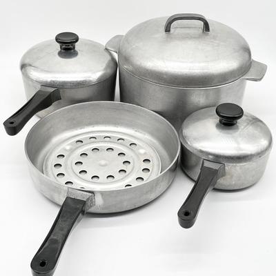 FOREVER LOUISIANA ~ Heavy Aluminum Cookware ~ Set Of Four (4)