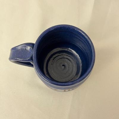 Two Signed Blue Mugs (K-MK)