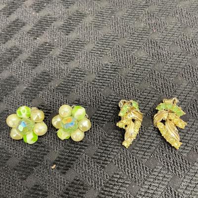 Vintage Fashion clipon Earrings