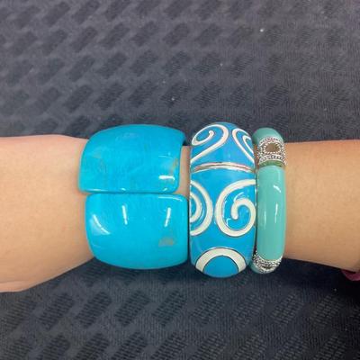 Turquoise Enamel Fashion bracelets