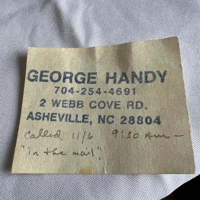 George Handy (Asheville Artist) Stoneware Vessel & More (K-RG)