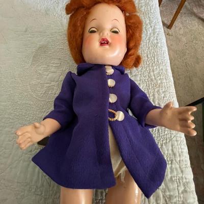 VINTAGE BABY DOLL WITH CLOTHES