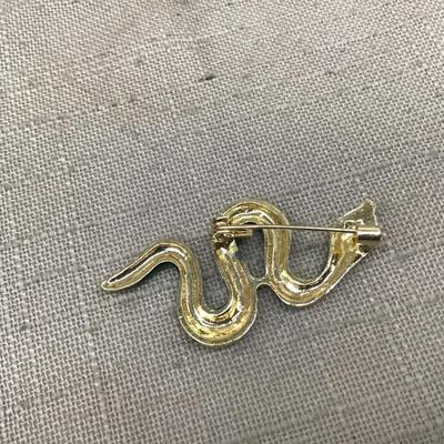Rhinestone snake ðŸ Brooch