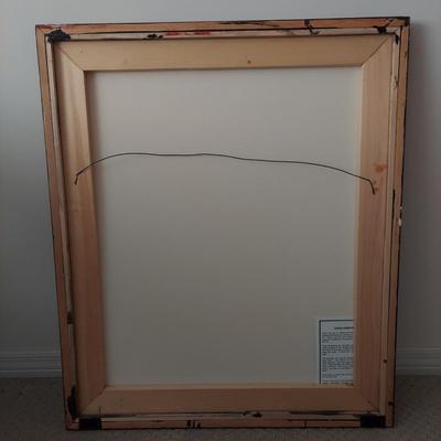 David Armstrong Framed Painting (P-BBL)