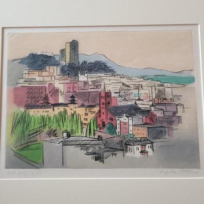 Etching with Color Aquatint by Augusta Rathbone (GR-DW)