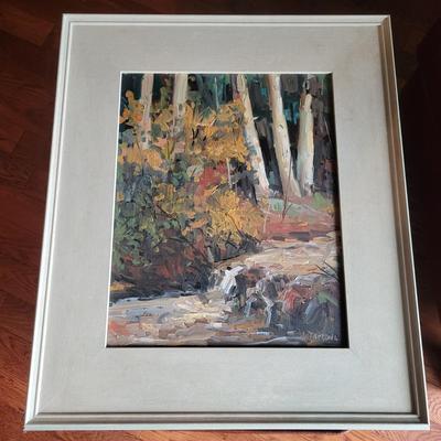 Framed Original Acrylic Painting by David Armstrong (GR-DW)