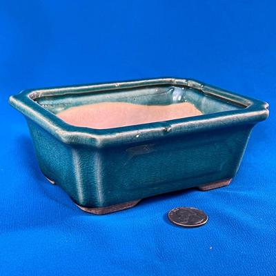 SMALL VINTAGE PLANTER JAPANESE BONSAI STYLE CLAY POTTERY