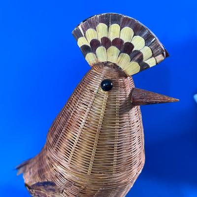 SHANGHAI WOVEN BASKETRY CHICKEN INTRICATE BAMBOO WEAVE