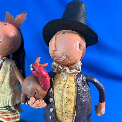 3 QUAINT THANKSGIVING CHARACTERS â€œTURKEY CREEK TOWNSHIPâ€ 