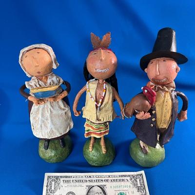 3 QUAINT THANKSGIVING CHARACTERS â€œTURKEY CREEK TOWNSHIPâ€ 