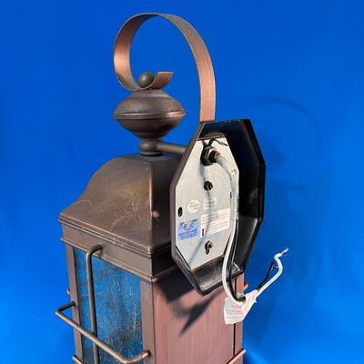 ANTIQUE LOOK OUTDOOR LIGHT CARRIAGE LAMP STYLE WALL MOUNT
