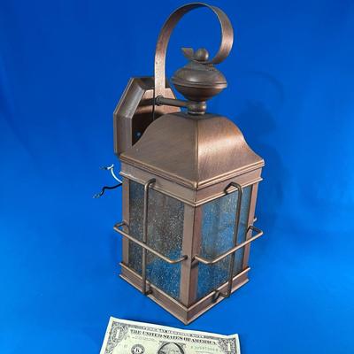 ANTIQUE LOOK OUTDOOR LIGHT CARRIAGE LAMP STYLE WALL MOUNT