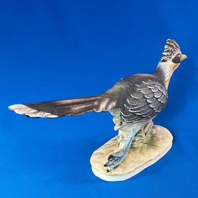 LEFTON HANDPAINTED BISQUE ROAD RUNNER FIGURE
