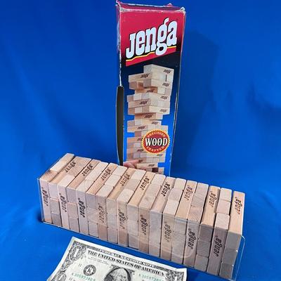 JENGA WOOD BLOCK STACKING GAME 