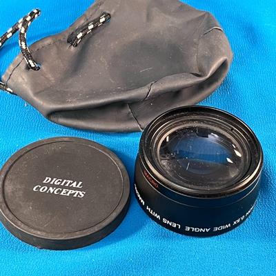 DIGITAL HIGH DEF .5X WIDE ANGLE LENS WITH MACRO