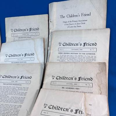 CHILDRENâ€™S FRIEND MAGAZINE 1906 COMPLETE YEAR LESS JANUARY 117 YEARS OLD