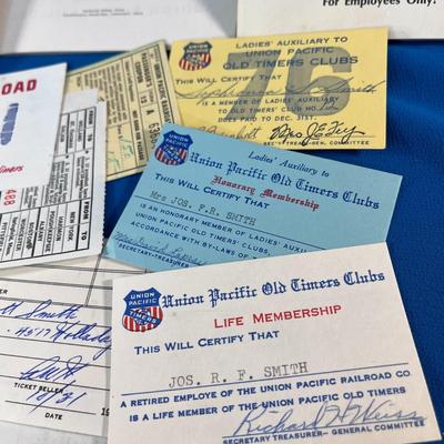 VINTAGE UNION PACIFIC RAILROAD EPHEMERA 1960â€™s â€“ 1970â€™s