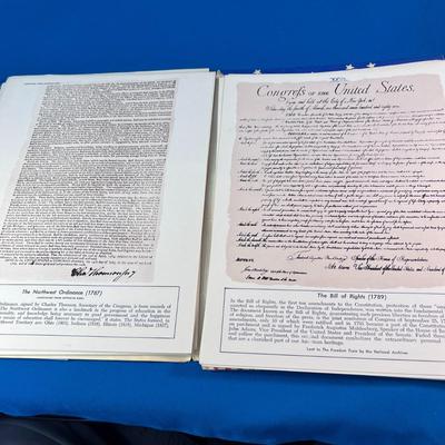 1976 AMERICAN FREEDOM TRAIN PROGRAM AND DOCUMENT REPRODUCTIONS