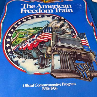1976 AMERICAN FREEDOM TRAIN PROGRAM AND DOCUMENT REPRODUCTIONS