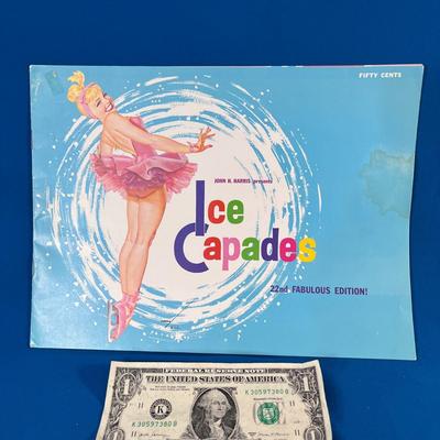 VINTAGE 1961 ICE CAPADES PROGRAM AND TROUPE BROCHURE
