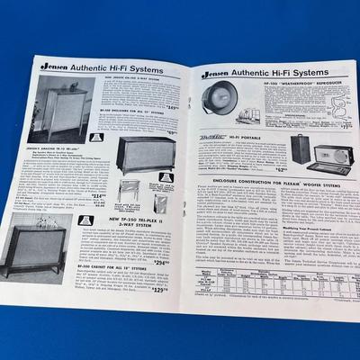 VINTAGE 1959 JENSEN HI-FI SPEAKERS CATALOG 