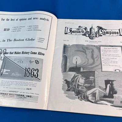 THE HARVARD LAMPOON 85TH ANNIVERSARY ISSUE 1961?