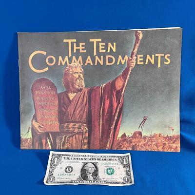 THE TEN COMMANDMENTS MOVIE ORIGINAL c. 1956 BROCHURE 13 ARNOLD FRIBERG WORKS