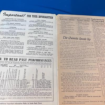 YEAR 1959 RACE PROGRAM MULTNOMAH KENNEL CLUB | EstateSales.org