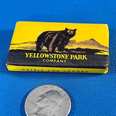 VINTAGE YELLOWSTONE PARK COMPANY GUEST SOAP COOL BEAR GRAPHIC