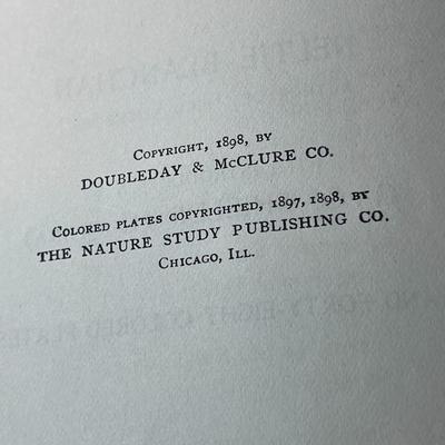 â€œBIRDS THAT HUNT AND ARE HUNTEDâ€ c.1898 ANTIQUE BOOK AMAZING COLOR ILLUSTRATIONS