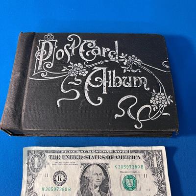 ANTIQUE POST CARD ALBUM ART NOUVEAU STYLE COVER 