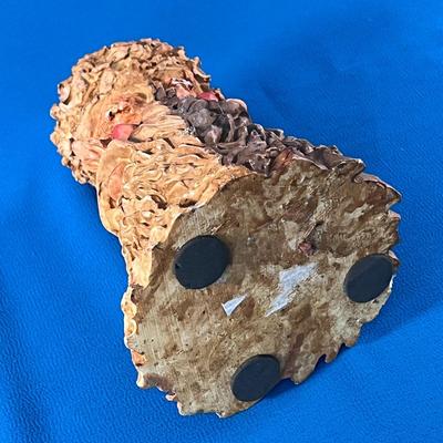 INTERESTING 3-FACED â€œMAN OF THE NORTHâ€ CHARACTER CANDLE HOLDER