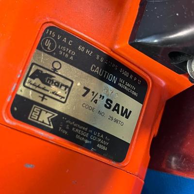 VINTAGE 7-1/4â€ SKILSAW