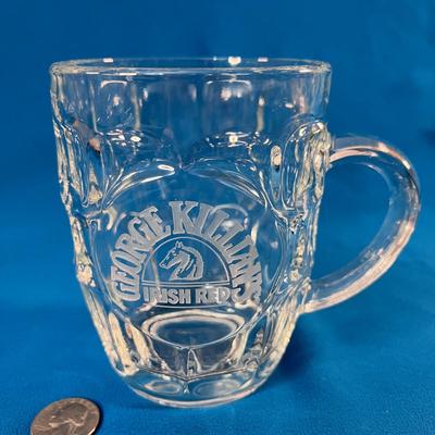 GEORGE KILLIANâ€™S IRISH RED BEER STEIN CLEAR GLASS