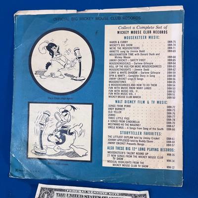 â€œMICKEYâ€™S BIG SHOWâ€ VINTAGE 78 rpm RECORD c. WALT DISNEY PRODUCTIONS