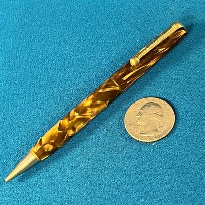 VINTAGE â€œWATERMANSâ€ MECHANICAL PENCIL BEAUTIFUL TIGER EYE-LIKE BODY