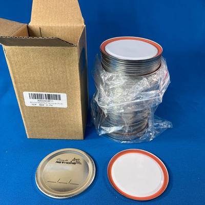 NEW STOCK 72 REGULAR MOUTH CANNING LIDS