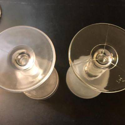 Four â€œWestward Hoâ€ Pioneer Frosted Glass Pieces -Lot 125