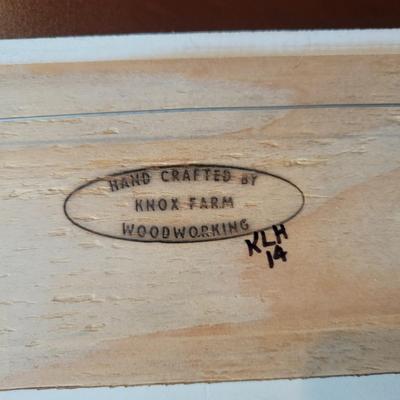 Knox Farm Woodworking Latitude Longitude Sign (GR-DW)