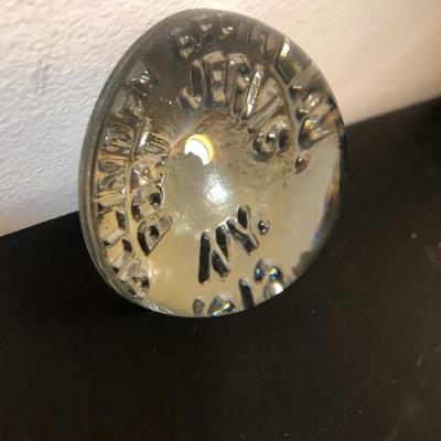 Gillinder Brothers Port Jarvis NY 1913 Paperweight -Lot 127
