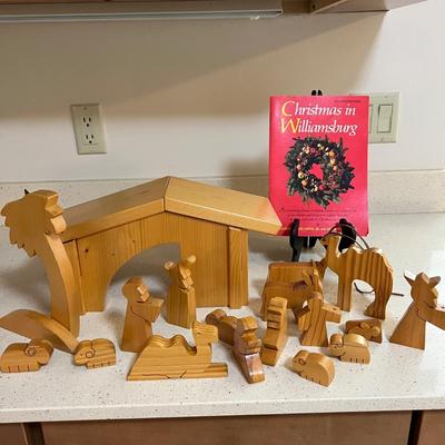 Wooden Nativity Set and More (K-MK)