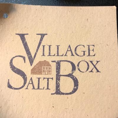Winter Theme Decor: John Oliver Cabin COA Signed Lithograph, Village Salt Boxes & More -Lot 129
