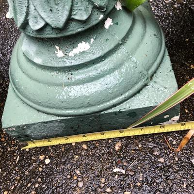 Two Combo Flowers & One Concrete Stand -Lot 131